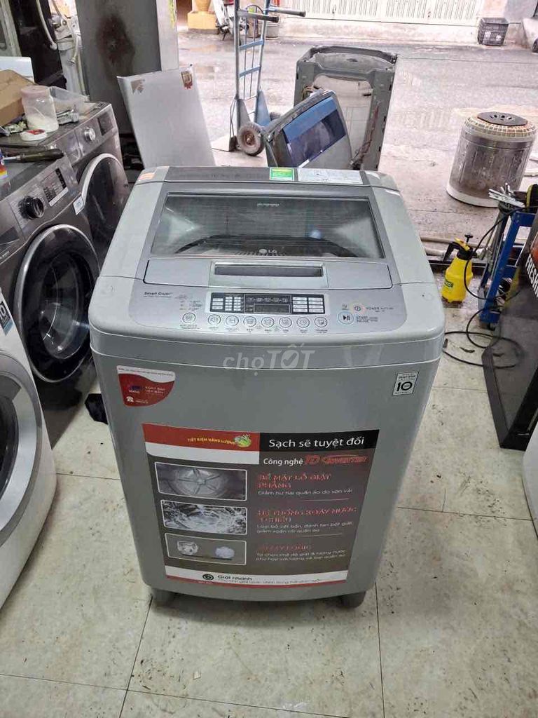 Thanh lý máy giặt LG inverter 10kg chạy tốt. Mua bán Máy giặt tại Quận Tân Bình Tp Hồ Chí Minh được đăng bởi Quí Vũ Official hình 1