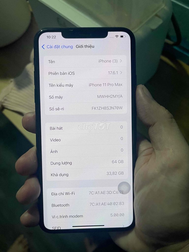 Apple iPhone 11 Pro Max 64GB Xanh. Mua bán Điện thoại tại Thành phố Rạch Giá Kiên Giang được đăng bởi Phu hình 1