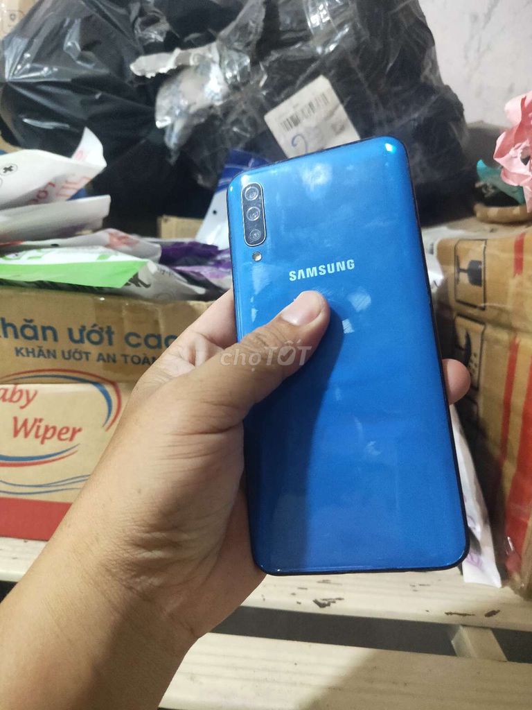 Samsung A50s 64GB Xanh Android 12. Mua bán Điện thoại tại Quận Ninh Kiều Cần Thơ được đăng bởi Tahag hình 1