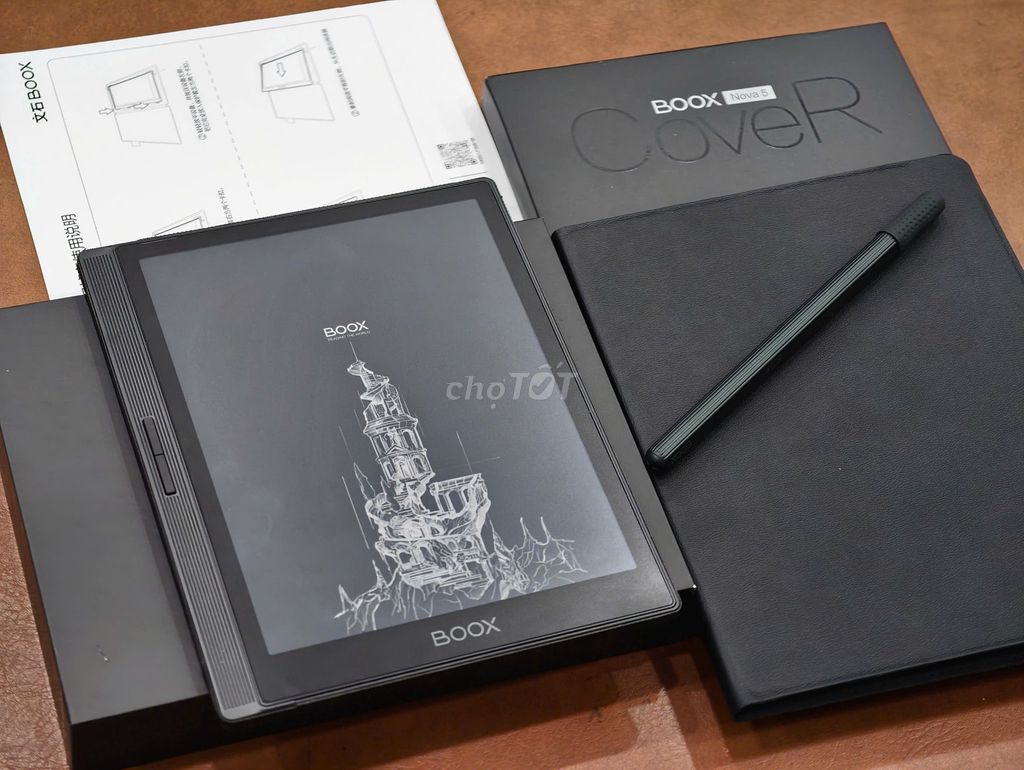 Máy đọc sách book nova 5 fulbox + bút + ốp 99%. Mua bán Máy tính bảng tại Quận Đống Đa Hà Nội được đăng bởi Hn Store hình 1
