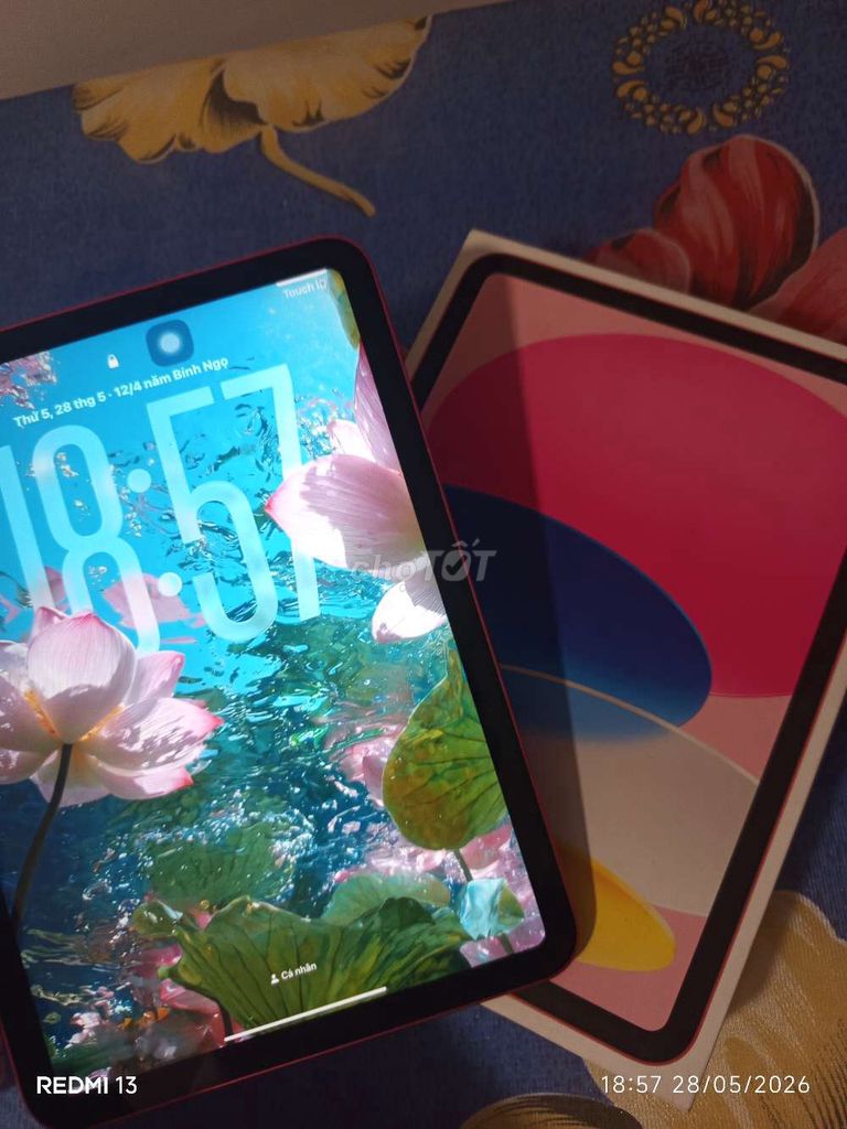 Apple iPad A16 128GB Hồng. Mua bán Máy tính bảng tại Quận 8 Tp Hồ Chí Minh được đăng bởi Temtem hình 1