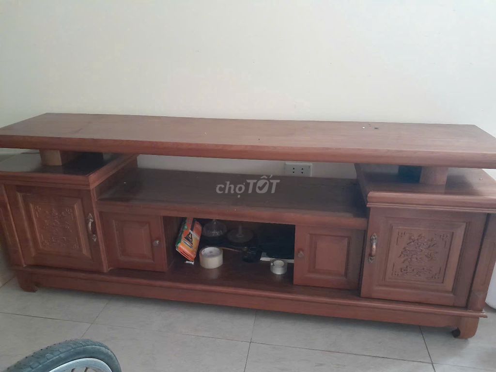 Kệ tivi Gỗ Nâu Hiện đại Phòng khách. Mua bán Tủ, kệ gia đình tại Quận Kiến An Hải Phòng được đăng bởi Bich Duong hình 1
