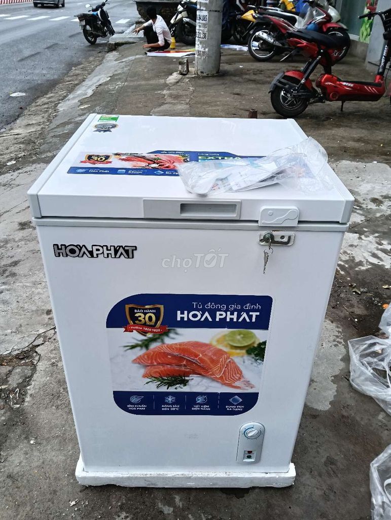 Tủ đông 106 lit hàng chưa kít hoạt bảo hành