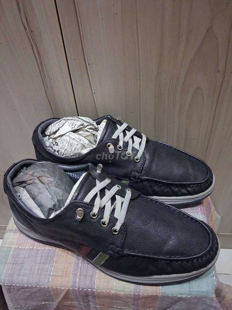 Giày sneakers Korea Da bò Nam size 40.5. Mua bán Giày dép tại Quận 7 Tp Hồ Chí Minh được đăng bởi giày xi ANH VŨ hình 1