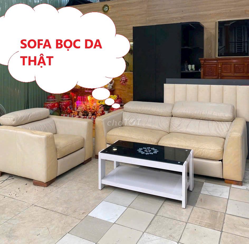 Ghế sofa da chữ L, sofa góc L bọc da nhập khẩu