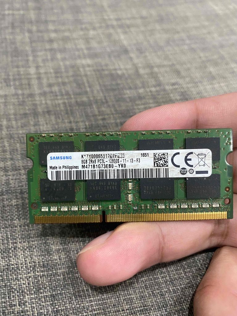 Ram Laptop 8G Samsung ddr3L bus 1600mhz zin all