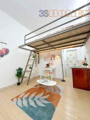 phòng gác mới gần phạm văn đồng,gigamall- có caphe sân thượng