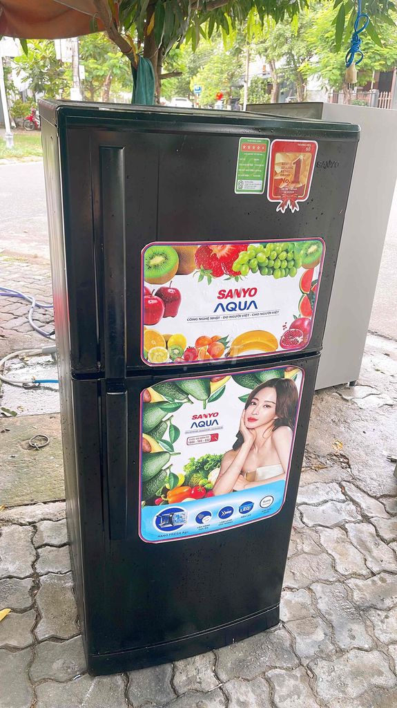 Tủ lạnh Sanyo Aqua 165L Đen. Mua bán Tủ lạnh tại Quận Cẩm Lệ Đà Nẵng được đăng bởi cường ng hình 1