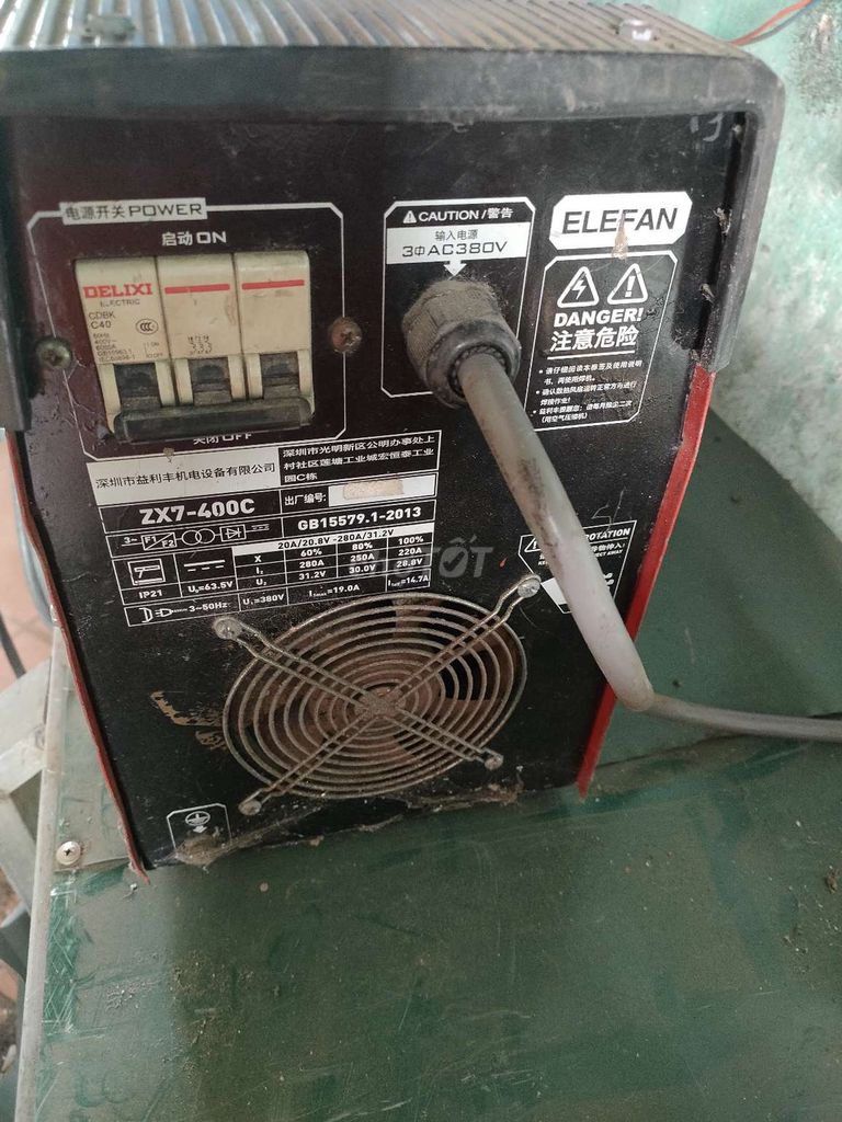 Máy hàn Elefan Weld ZX7-400C Đỏ. Mua bán Đồ dùng văn phòng tại Huyện Ý Yên Nam Định được đăng bởi VŨ THU HẰNG hình 1