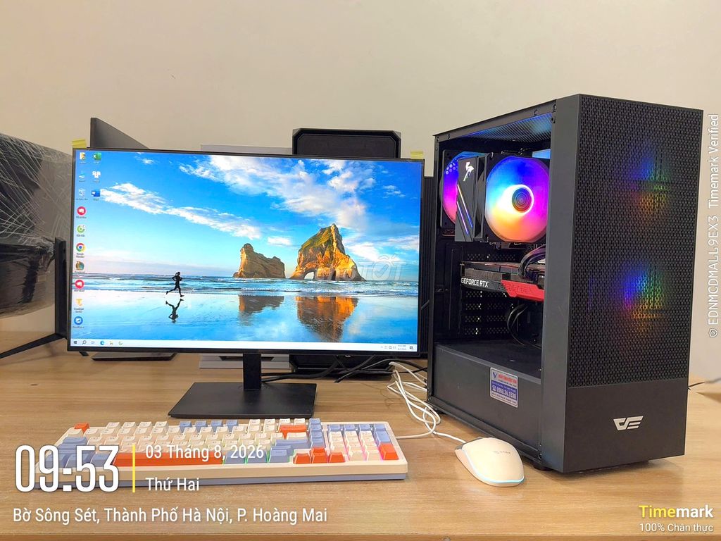 Bán Bộ I5 12400F- RTX 3060- Màn 24-180Hz Game Ngon. Mua bán Máy tính để bàn tại Quận Hoàng Mai Hà Nội được đăng bởi Nguyễn Mạnh Tiến Hà Nội hình 1