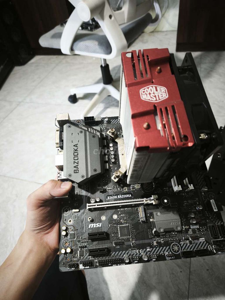 Combo B360M BAZOOKA I7 8700K Tản khí Đen Đỏ. Mua bán Linh kiện (RAM, Card...) tại Quận Cẩm Lệ Đà Nẵng được đăng bởi Long hình 1
