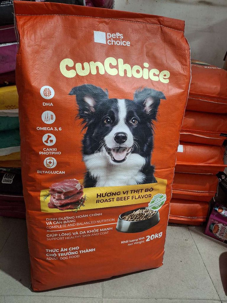 Pets Choice Thức ăn cho chó vị thịt bò 20kg. Mua bán Phụ kiện, Thức ăn, Dịch vụ tại Quận Thanh Khê Đà Nẵng được đăng bởi Công ty TNHH MTV Huynh Đệ Phát hình 1
