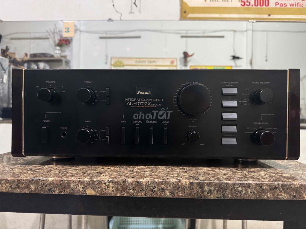 Amply Sansui AU-D707Xdecade CS-320w chạy 8 sò than. Mua bán Tivi, Âm thanh tại Quận 12 Tp Hồ Chí Minh được đăng bởi Hoàng Thao audio hình 1