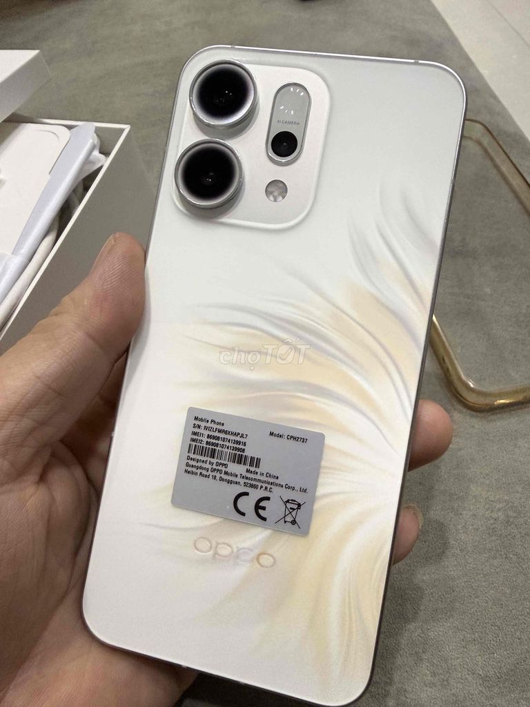 OPPO RENO 14 5G 256GB Trắng. Mua bán Điện thoại tại Quận 12 Tp Hồ Chí Minh được đăng bởi Trường hình 1