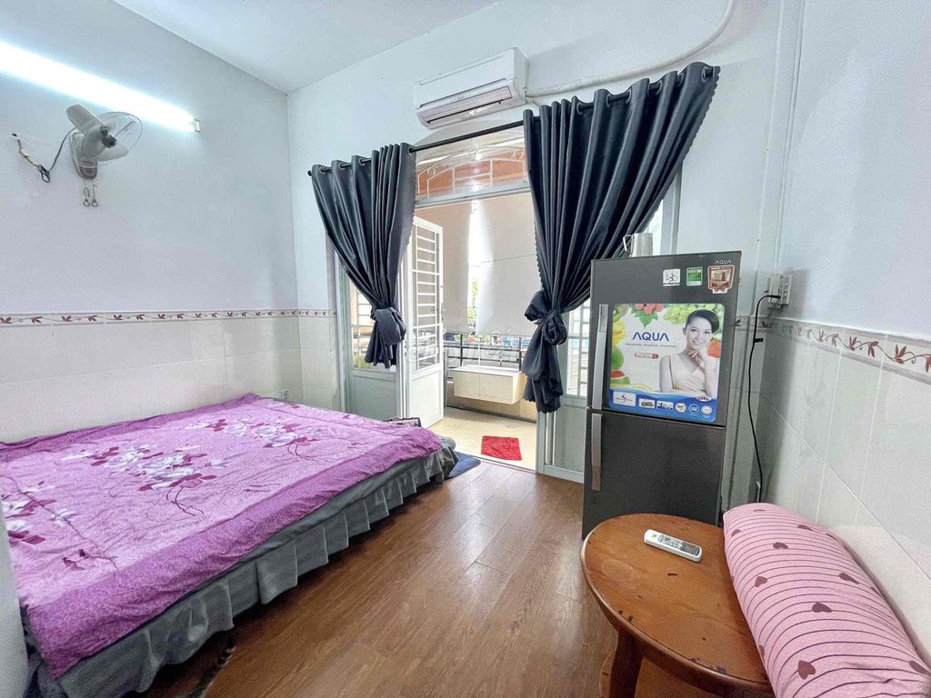 PHÒNG BAN CÔNG MẶT TIỀN TẠ QUANG BỬU Q8 GẦN PARC MALL - THAY NT MỚI