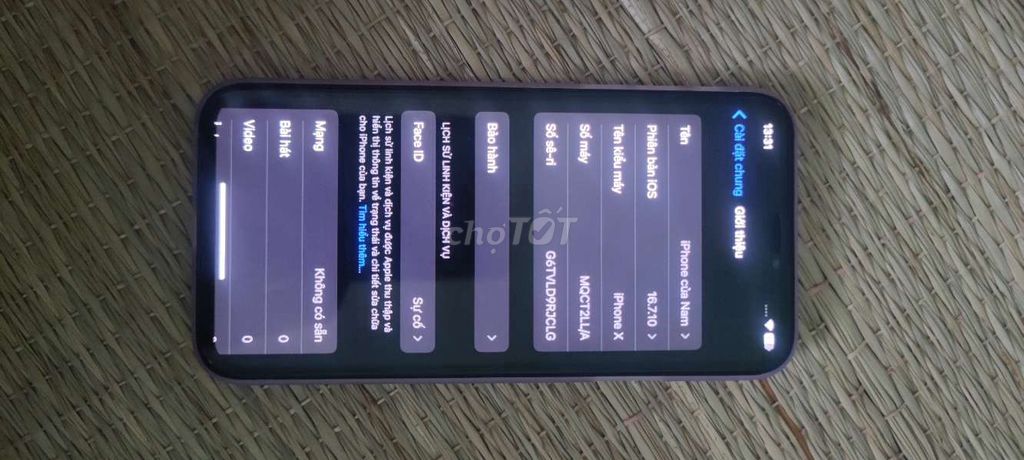 Apple iPhone X 64GB Trắng. Mua bán Điện thoại tại Thành phố Biên Hòa Đồng Nai được đăng bởi bi rơi hình 1
