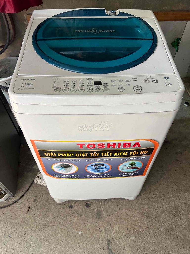 Máy giặt Toshiba 8.2kg cửa trên Trắng. Mua bán Máy giặt tại Thành phố Biên Hòa Đồng Nai được đăng bởi lê thanh khải hình 1