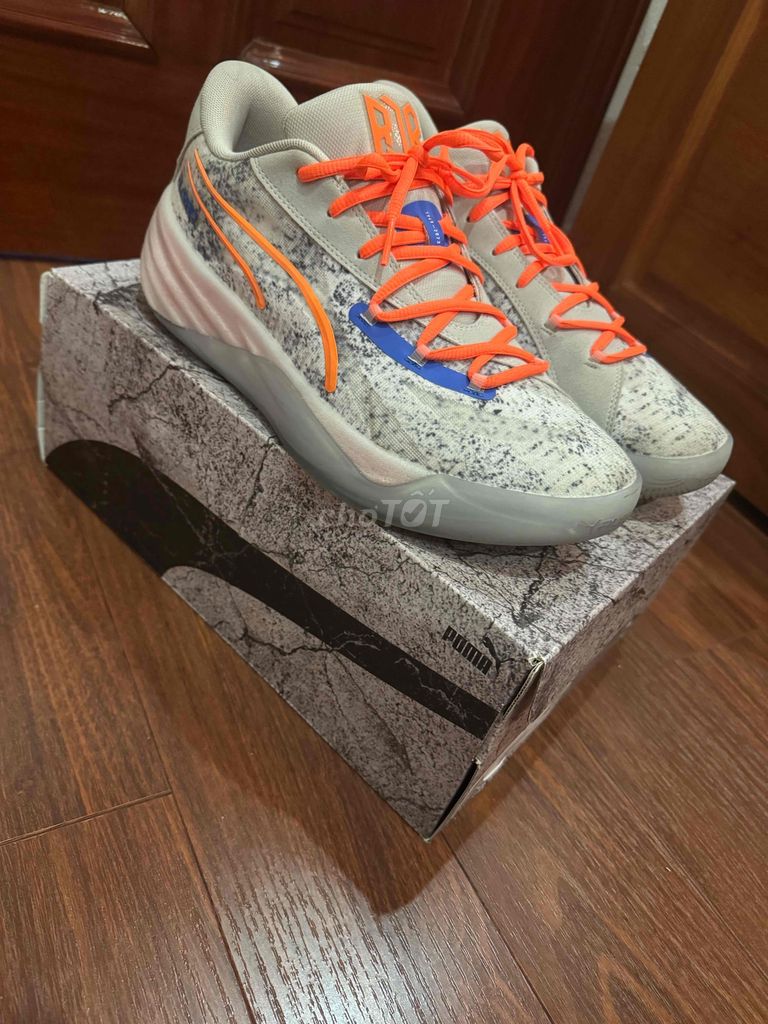 Giày Puma All Pro Nitro RJ Barrett ‘Grey Orange’ 3