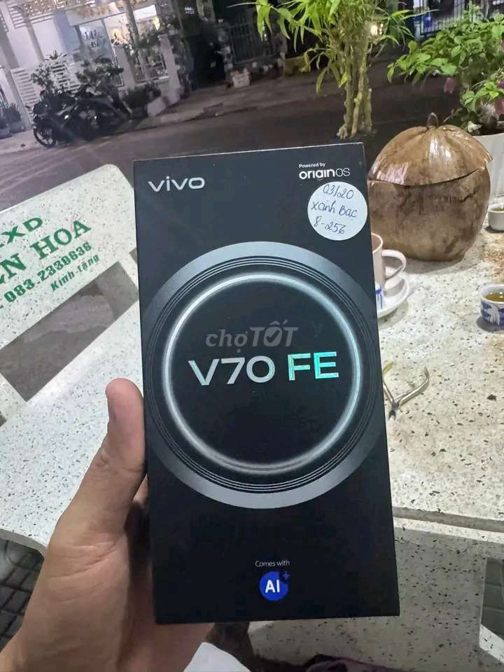 Vivo V70 FE 256GB Xanh bạc. Mua bán Điện thoại tại Thị xã Tân Uyên Bình Dương được đăng bởi Dương Đức hình 1