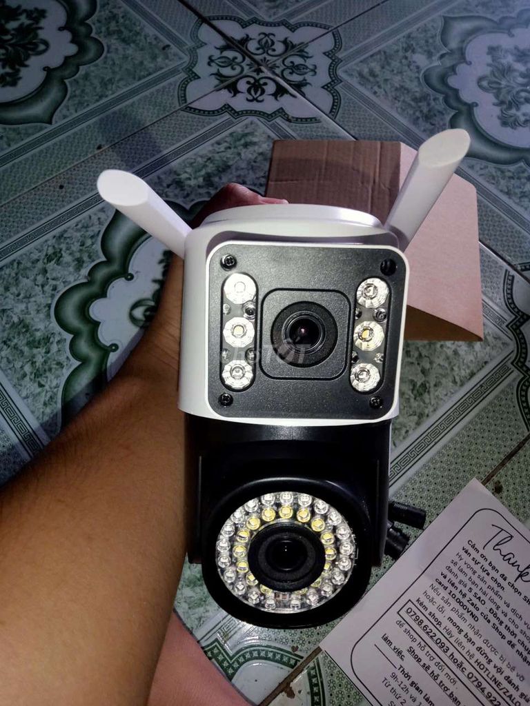 Camera an ninh xoay 360 độ Mới. Mua bán Máy ảnh, Máy quay tại Huyện Long Hồ Vĩnh Long được đăng bởi Thanh Nguyên hình 1