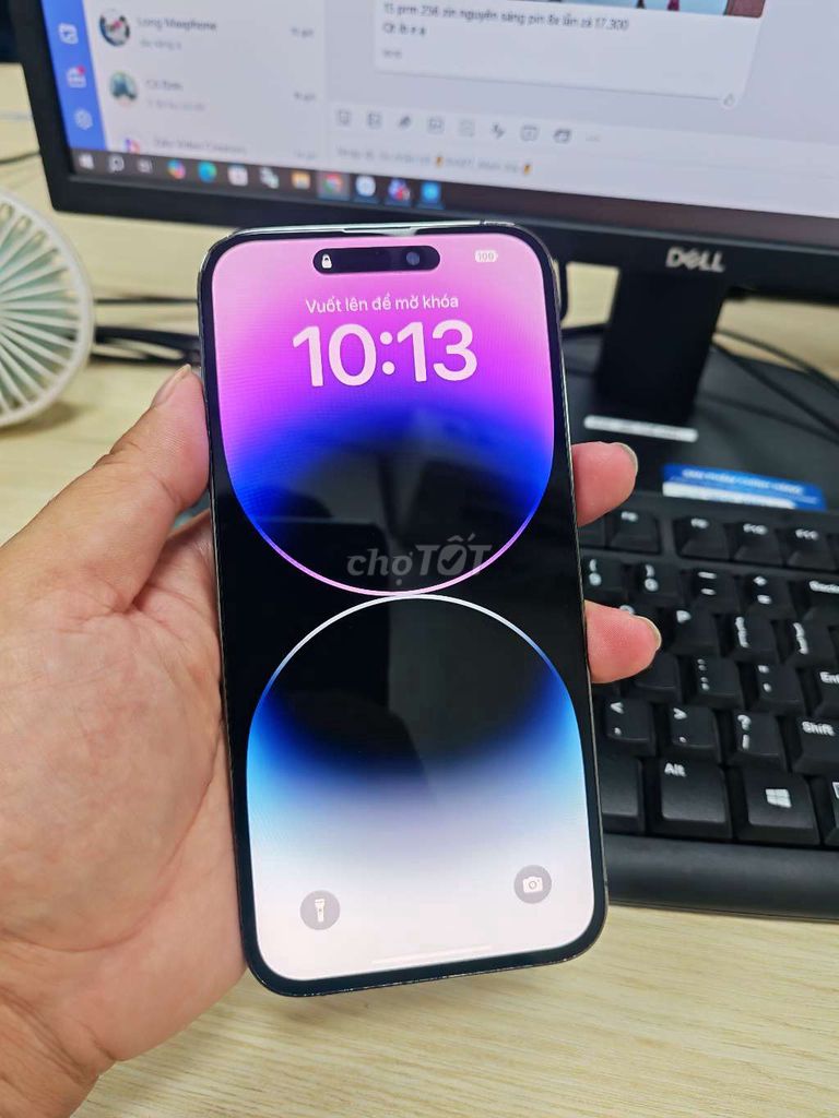 Apple iPhone 14 Pro Max 128GB Tím khói. Mua bán Điện thoại tại Thị xã Tân Uyên Bình Dương được đăng bởi Nguyễn hình 1