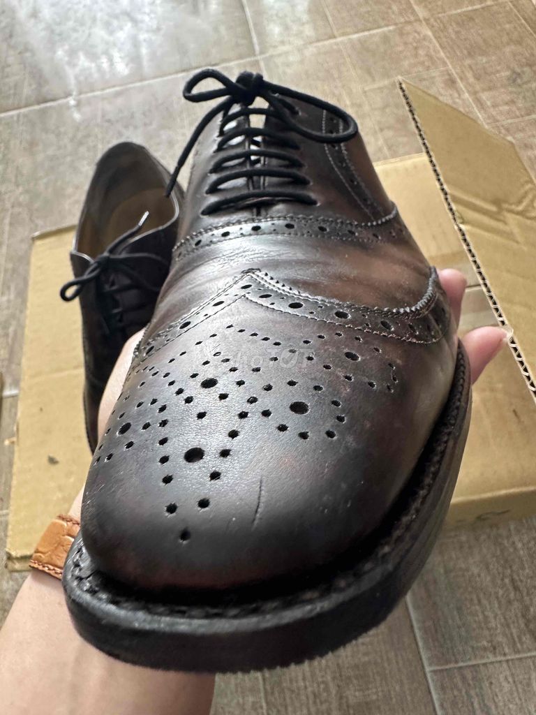 Bán giày da Salvatore Ferragamo Tramezza sz 7 EE