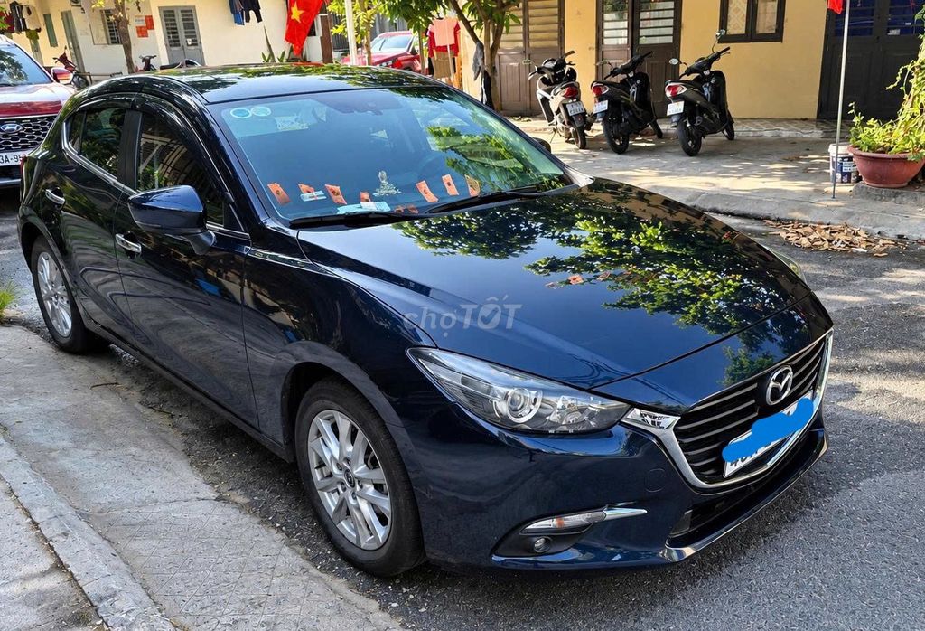 Mazda 3 2017 Рестайлинг Синяя