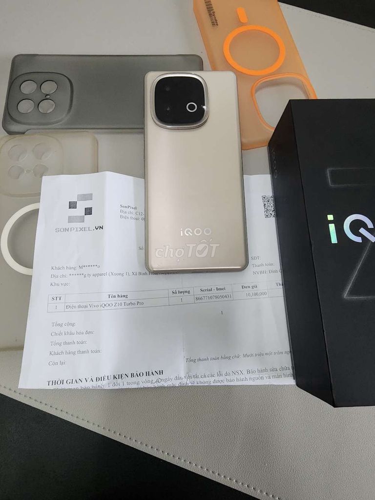 Vivo IQOO Z10 Turbo Pro ram 16gb siêu hiếm. Mua bán Điện thoại tại Quận Ninh Kiều Cần Thơ được đăng bởi Điện Thoại Tốt hình 1