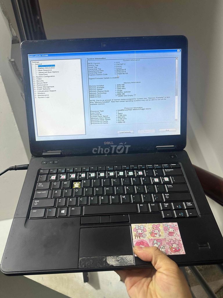 Dell Latitude E5440 i7-4600U 4GB Đen. Mua bán Laptop tại Quận 12 Tp Hồ Chí Minh được đăng bởi Hoàng hình 1
