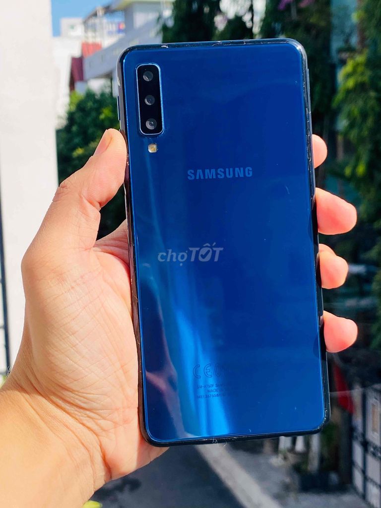 Samsung A7 6/128GB Xanh. Mua bán Điện thoại tại Quận Hải Châu Đà Nẵng được đăng bởi Lộc Roy hình 1