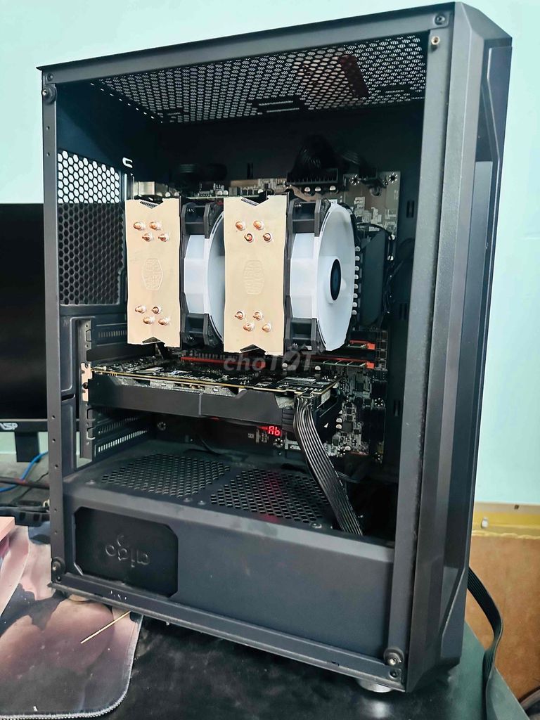 thanh lí case x99 dual / 2680v4/ 64gb/ rx570 8gb