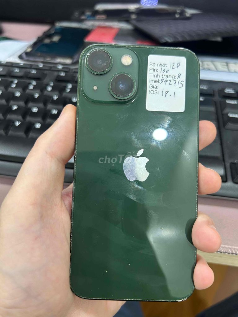 iPhone 13 mini màu xanh 128g full chức năng