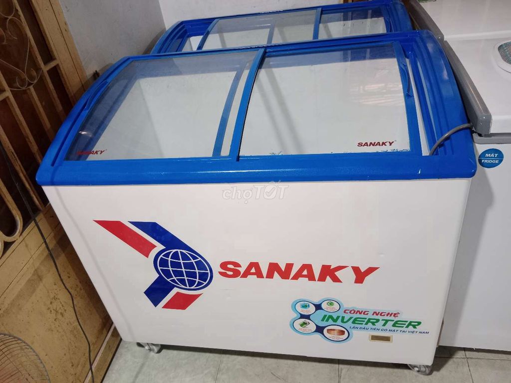 Sanaky Inverter tủ kem 300l