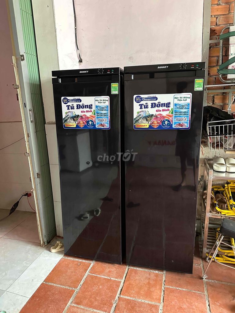 Tủ Đông Đứng Sanaky có inverter 213 lít Bh 4/2026