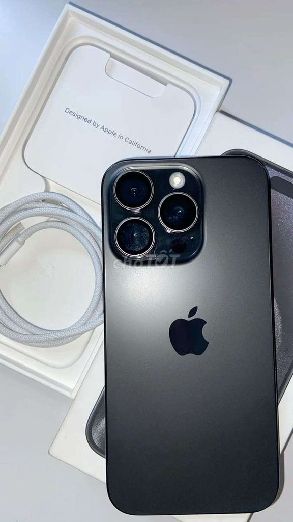 Apple iPhone 15 Pro Đen 99%. Mua bán Điện thoại tại Huyện Long Hồ Vĩnh Long được đăng bởi NBT hình 1
