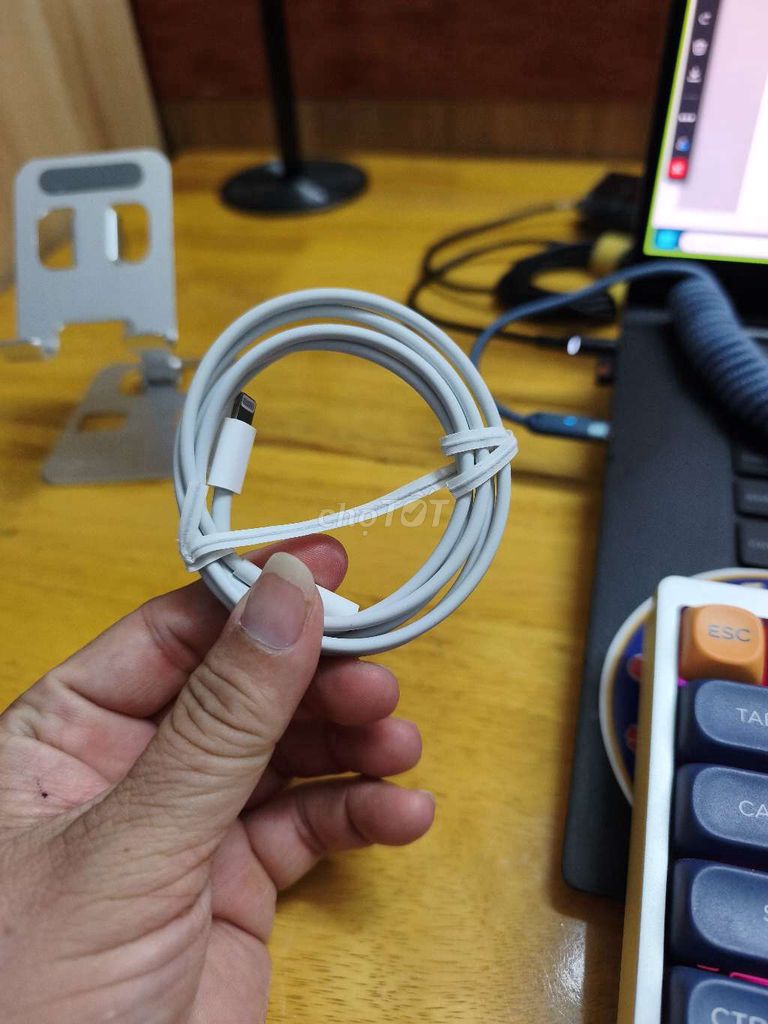 Dây sạc Apple iPhone Mới bóc máy. Mua bán Phụ kiện (Màn hình, Chuột...) tại Quận Cái Răng Cần Thơ được đăng bởi Anh Khoa hình 1