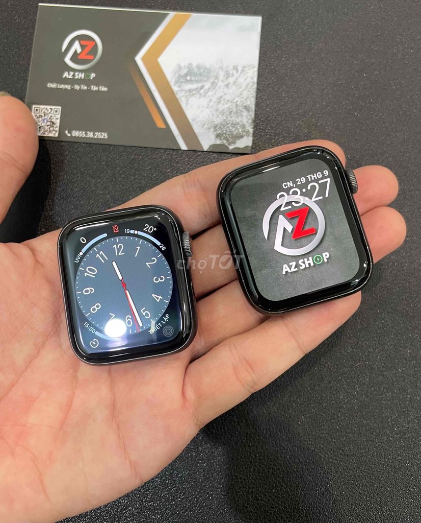 Apple Watch s5/44 nhôm đen GPS và ESIM