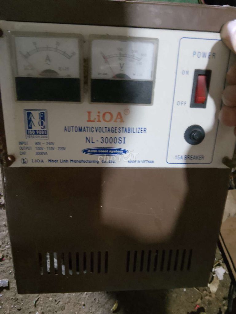 Ổn áp Lioa NL-3000SI. Mua bán Đồ chuyên dụng, Giống nuôi trồng tại Thị xã Hương Thủy Thừa Thiên Huế được đăng bởi Trương Hữu Ấn hình 1