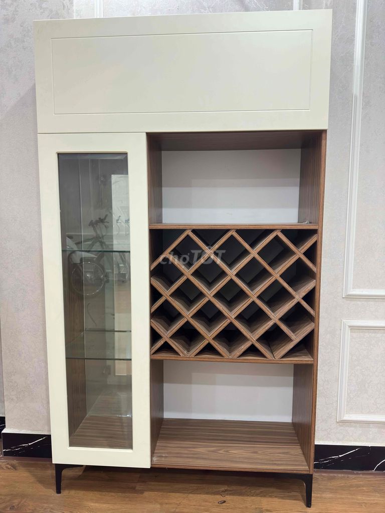 Tủ rượu Gỗ Nâu, Trắng kem Mới nguyên. Mua bán Tủ, kệ gia đình tại Quận Nam Từ Liêm Hà Nội được đăng bởi bao hình 1