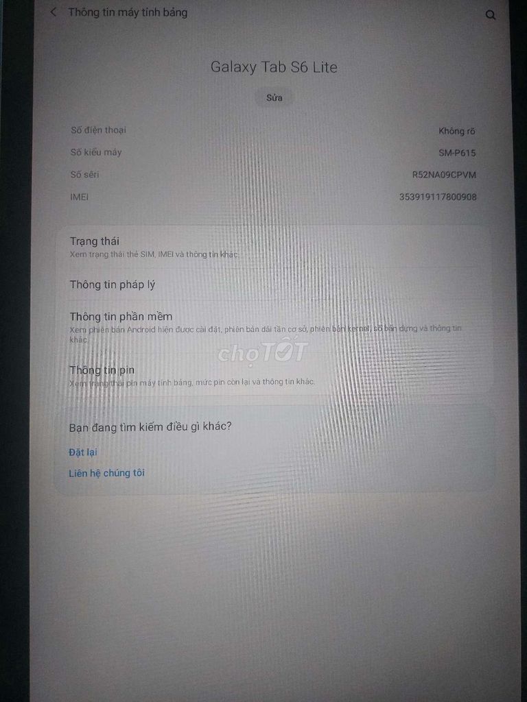Samsung Galaxy Tab S6 Lite xanh99%. Mua bán Máy tính bảng tại Quận Hoàng Mai Hà Nội được đăng bởi Phương Vũ hình 1