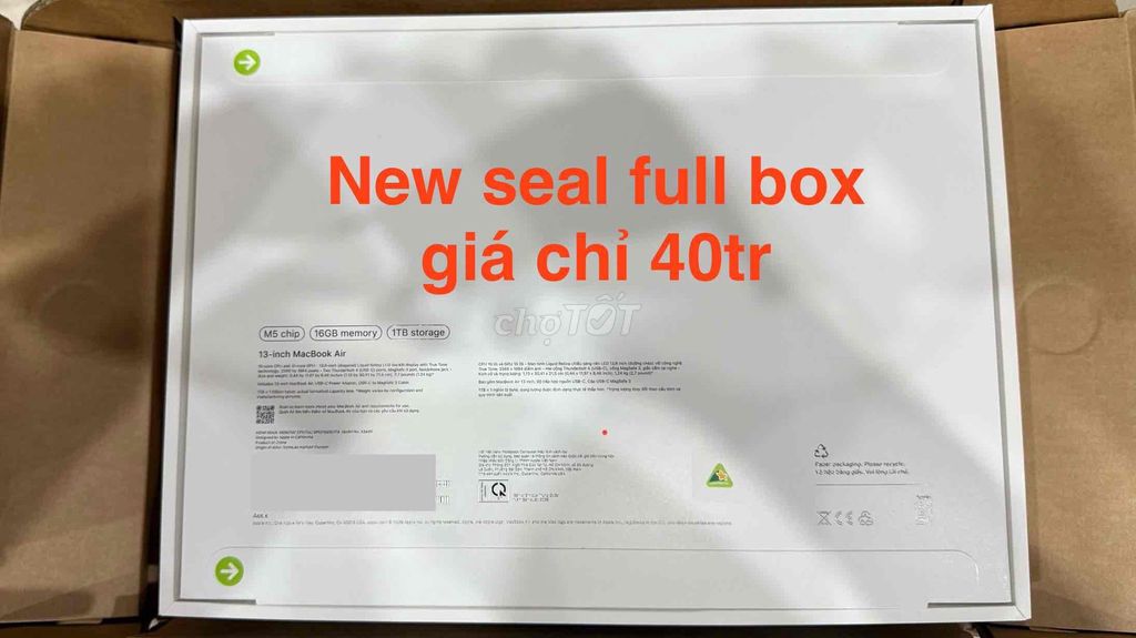 Apple MacBook Air M5 13 inches 16GB/1TB New 100%. Mua bán Laptop tại Quận Sơn Trà Đà Nẵng được đăng bởi Huynh Tri hình 1