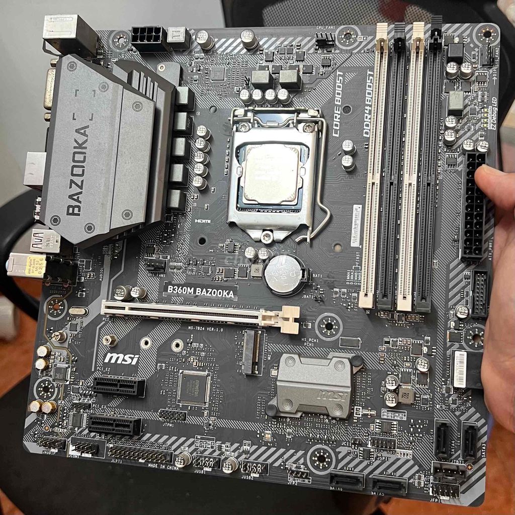 MSI B360M BAZOOKA i3-9100F DDR4 32GB. Mua bán Linh kiện (RAM, Card...) tại Quận Tân Bình Tp Hồ Chí Minh được đăng bởi SGPC hình 1