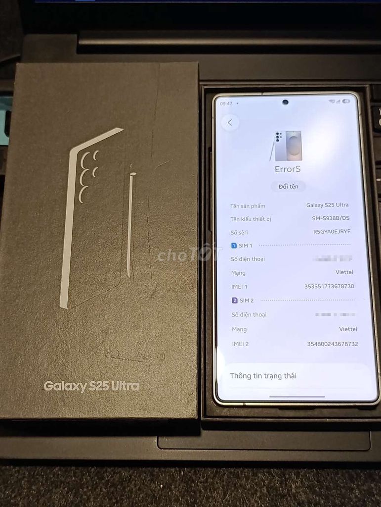 Samsung S25 Ultra 12/256G BH11/2026. Mua bán Điện thoại tại Quận Cầu Giấy Hà Nội được đăng bởi Phạm Văn Song hình 1