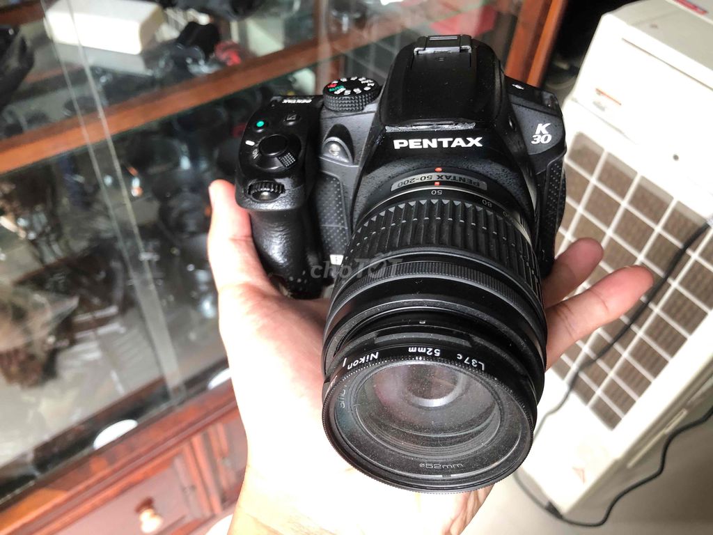 máy ảnh dslr Pentax k30 len 50-200