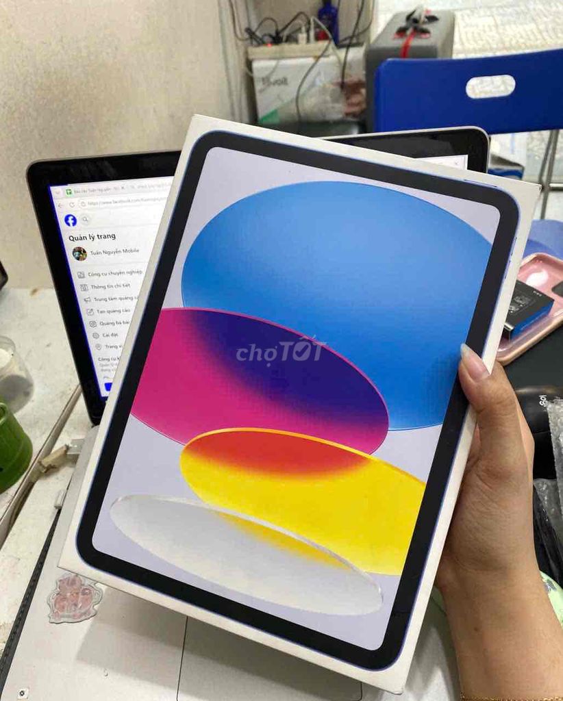 Ipad A16 128G 5G Xanh ZA/A New seal chưa kích. Mua bán Máy tính bảng tại Quận 3 Tp Hồ Chí Minh được đăng bởi Tuấn Nguyễn hình 1