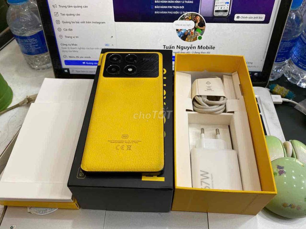POCO X6 Pro 5G 8/256G Đen Có Tiếng Việt. Mua bán Điện thoại tại Quận 3 Tp Hồ Chí Minh được đăng bởi Tuấn Nguyễn hình 1