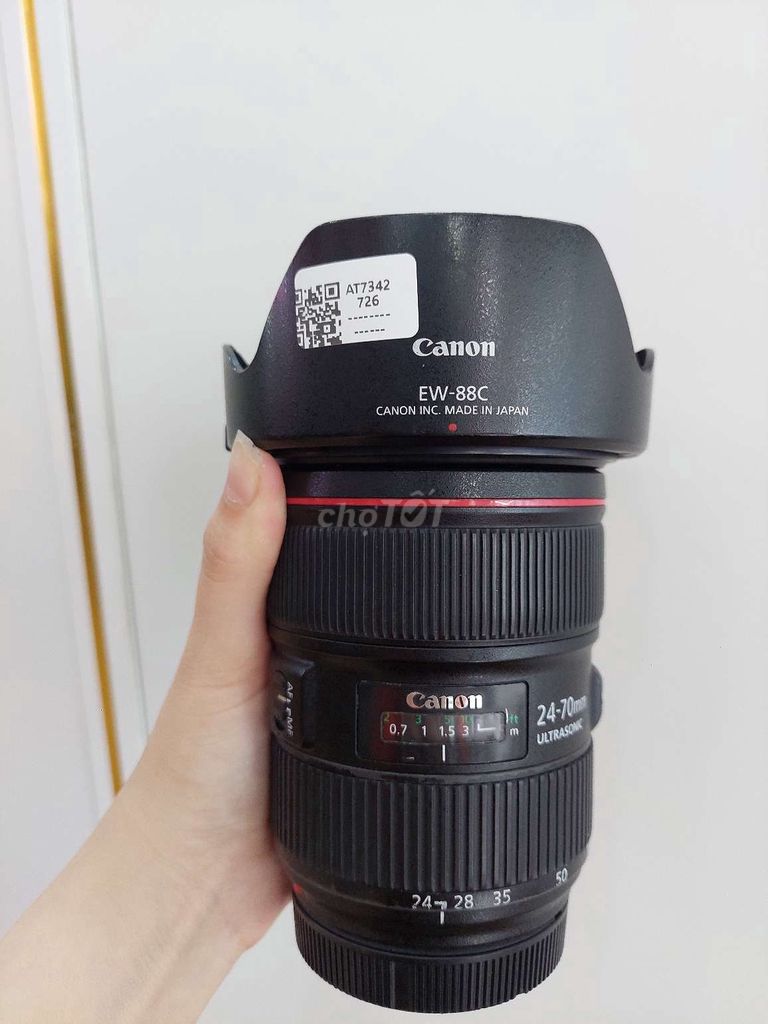 Lens canon EF 24-70 F2.8 L II USM