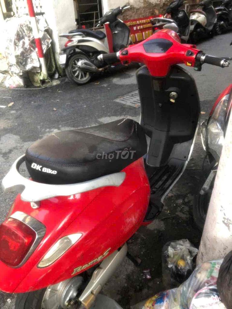 Электроскутер OK Bike Vespa красный
