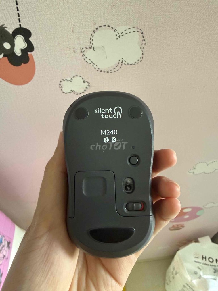 Chuột Logitech M240 Xám Không dây. Mua bán Phụ kiện (Màn hình, Chuột...) tại Quận Cẩm Lệ Đà Nẵng được đăng bởi Nacha hình 1