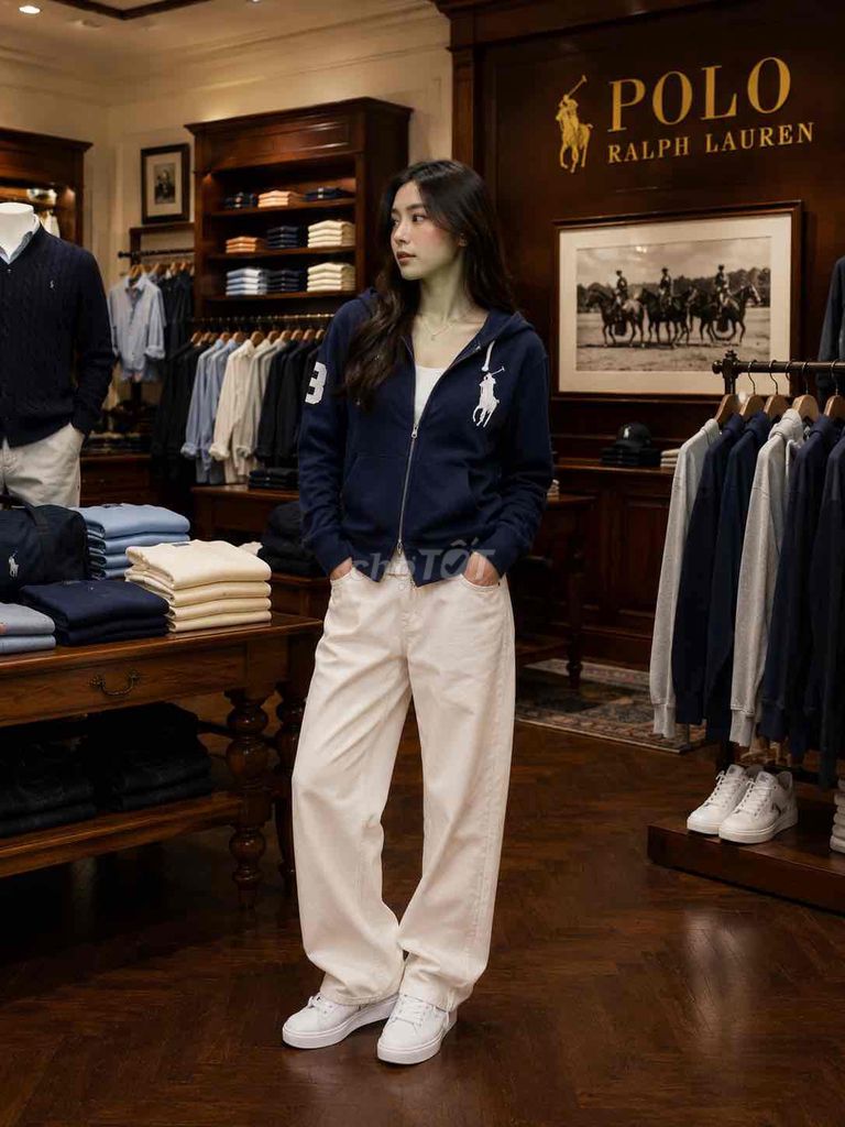 Áo khoác hoodie Polo Ralph Lauren Nữ. Mua bán Quần áo tại Huyện Đức Trọng Lâm Đồng được đăng bởi Black 2hand  hình 1